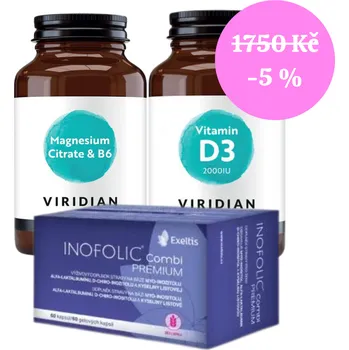 VIRIDIAN Balíček HARMONIE - Podpora hormonální rovnováhy a menstruačního cyklu