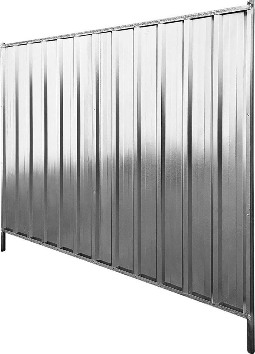 PILECKÝ s.r.o. - Mobilní panel Zn PLNÝ TRAPÉZOVÝ PLECH 2310×2025mm