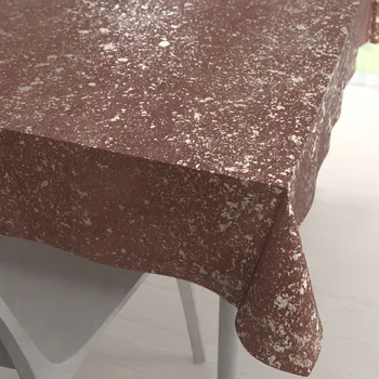 ubrus Sametový obdélníkový ubrus Isabela IBL-013 Gold Design starorůžový 50x100 cm