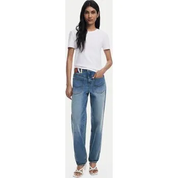 Dámské tričko Desigual T-Shirt Amber 25WWTK07 Bílá Regular Fit M