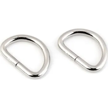 Galanterie Polokroužek šíře 25 mm Balení: 10 ks, Varianta: 1 nikl - 8591149356964