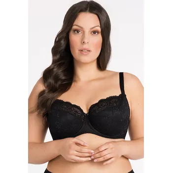 Dámské oblečení Podprsenka Gorsenia K357 Blanca - Výprodej Barva: Černá, Velikost: 115C