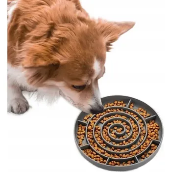 Miska pro psa Velká silikonová miska pro psy zpomalující jedení s přísavkami M29
