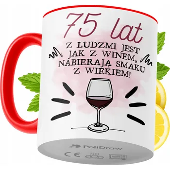 Hrnek Polidraw Hrnek Polidraw Narozeniny75 keramika 330 ml