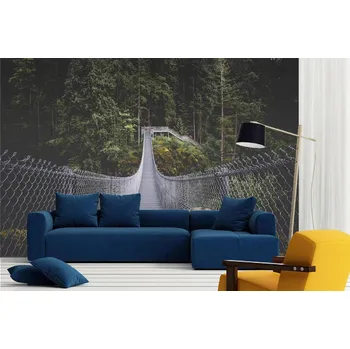 Fototapeta DIMEX | Samolepicí vliesová fototapeta na zeď Vancouver island MA-5-0639 | 375 x 250 cm | zelená, metalická + Samolepicí vliesová fototapeta na stěnu DIMEX Vancouver island MA50639 v rozměru 375 x 250 cm