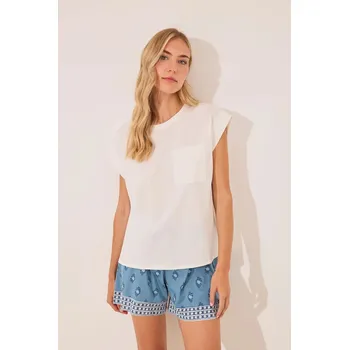 Dámské tričko Bavlněné tričko women'secret 3592405 bílá 00X, vel. L