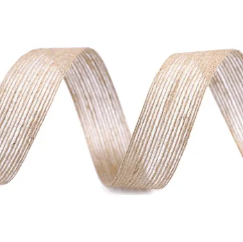 Stuha Jutová stuha šíře 25 mm Balení: 10 m, Varianta: 1 režná přírodní - 8591149773181