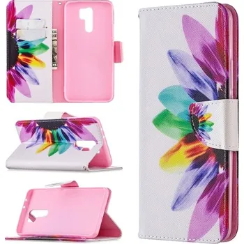 Pouzdro na tablet VSECHNONAMOBIL 22142 ART Peňaženkový obal Xiaomi Redmi 9 SUNFLOWER