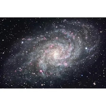 Fototapeta DIMEX | Samolepicí vliesová fototapeta na zeď Galaxie MA-5-0189 | 375 x 250 cm | černá, šedá, růžová + Samolepicí vliesová fototapeta na stěnu DIMEX Galaxie MA50189 v rozměru 375 x 250 cm