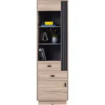 Meblar Vitrína ALLMO AL3 Barva: Dub Estana/antracit