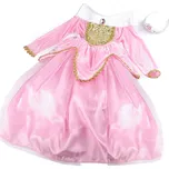 Karnevalový kostým princezna - šaty, čelenka Balení: 1 sada, Varianta: 3 (vel. L) růžová sv. - 8596475501255