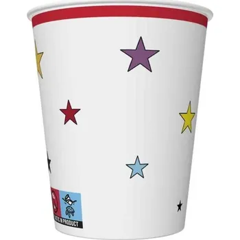 Jednorázové nádobí Kelímky "Auta" / 8 kusů