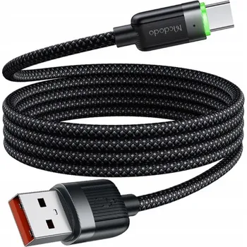 Datový kabel Kabel McDodo USB - USB typ C 1,2 m černý