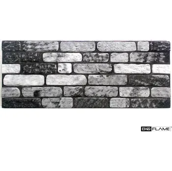 Obklad Fasádní obklad Cihla Rustik Antracitově-šedá (50 x 120 x 3,5 cm)