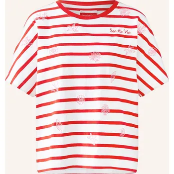 Dámské tričko Oui Dámské Tričko, bílá / červená / růžová, 34