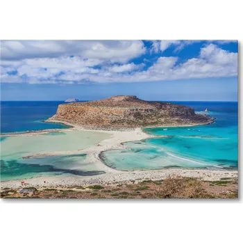 Obraz Obraz na plátně BALOS A GRAMVOUSA KRÉTA 30 x 20 cm