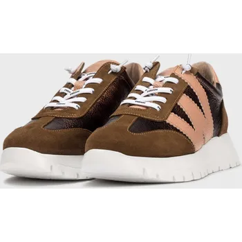 Dámské tenisky Wonders dámské kožené tenisky Odisei 76 A-2476 hnědá/pudrová Velikost: 40