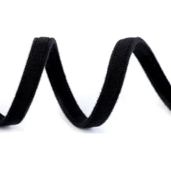 Tunel na kostice prádlový šíře 10 mm standard Balení: 1 m, Varianta: 3 černá - 8591149621741