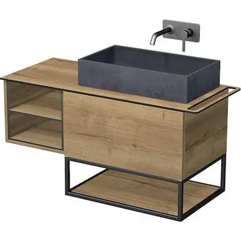 Koupelnový nábytek Naturel Oxo 110x50 cm Dub Halifax