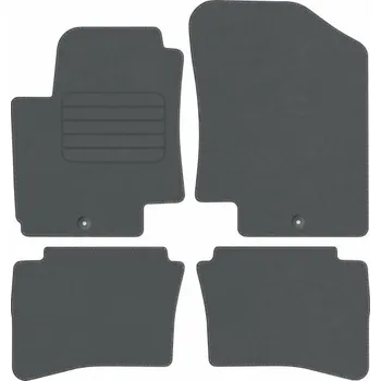 autokoberec Koberce Edecor velurové 4 ks