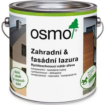 barva a nátěr na dřevo Osmo 7249 Zahradní and Fasádní lazura Teak 2,5 l