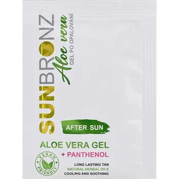 Dezinfekce Vivaco Sun Bronz Aloe vera gel po opalování SUNBRONZ - vzorek 4 ml