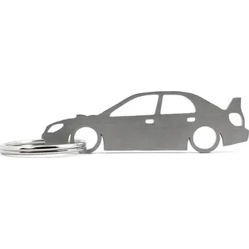 Subaru Impreza WRX STI GD hawkeye klíčenka z nerezové oceli
