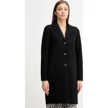 Dámský kabát Vlněný kabát OUI černá barva, 79918 99X, vel. 38