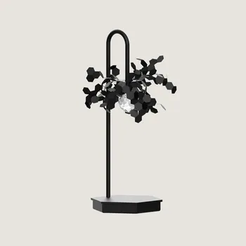 Lampička Zava Andromeda, černá stolní lampa, 1xE14, výška 58cm