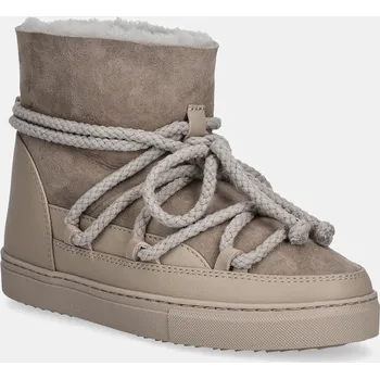 Dámská zimní obuv Kožené sněhule Inuikii Classic šedá barva, 1001.003.0122.030 90X, EUR 40