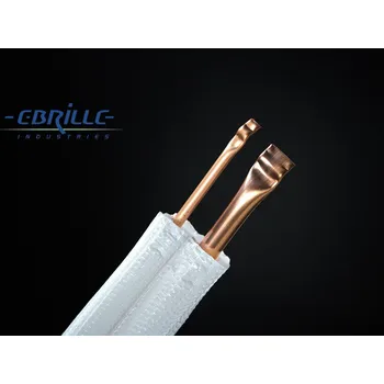 Vodovodní potrubí Izolovaná měděná trubka EBRILLE 1/4" + 1/2" x 0,8 mm – měkká, dual, 25 m