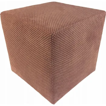 Taburet Taburet čalouněný Max Mebels hnědý