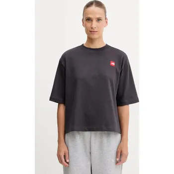 Pánské oblečení Bavlněné tričko The North Face Redbox NF0A8EG60SA1 šedá 90X, vel. M