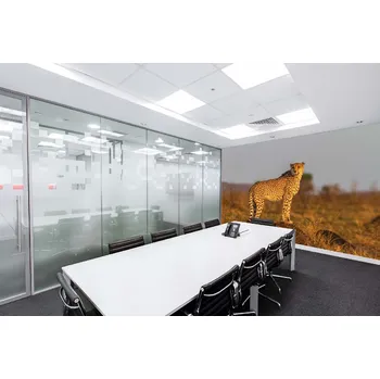 Fototapeta DIMEX | Samolepicí vliesová fototapeta na zeď Stojící gepard MA-5-0573 | 375 x 250 cm | béžová, oranžová, hnědá + Samolepicí vliesová fototapeta na stěnu DIMEX Stojící gepard MA50573 v rozměru 375 x 250 cm