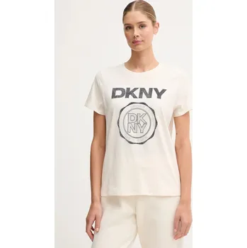 Pánské tričko Bavlněné tričko Dkny DP5T1366 béžová 01X, vel. M