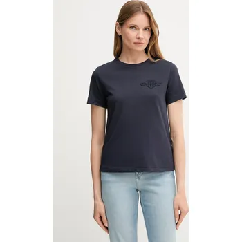 Bavlněné tričko Gant 4202589 námořnická modř 59X, vel. M