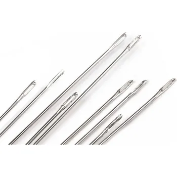 Jehly na korálky 120 mm Balení: 1 sáček, Varianta: nikl - 8596475309295