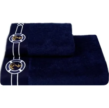 Osuška SOFT COTTON Osuška MARINE 85 x 150 cm Tmavě modrá