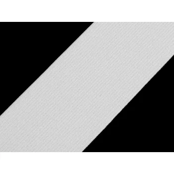 Textilie Pruženka tkaná šíře 50 mm Balení: 25 m, Varianta: 1101 bílá - 8593485008484