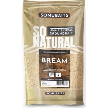 Návnadová surovina Sonubaits So Natural Bream Black Návnada 1kg