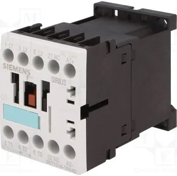 Stykač Stykač s 3NO kontakty 9A 24V DC SIEMENS Sirius 01E 3RT1016-1BB42