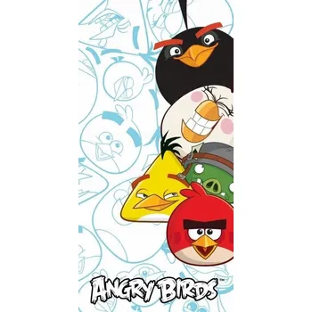 Prostěradlo Ručník 70x140 Angry Birds Bomba Chuck Červený