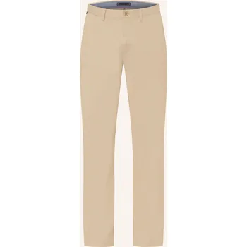 Pánské oblečení Tommy Hilfiger Pánské Chino Denton Straight Fit, béžová, 32