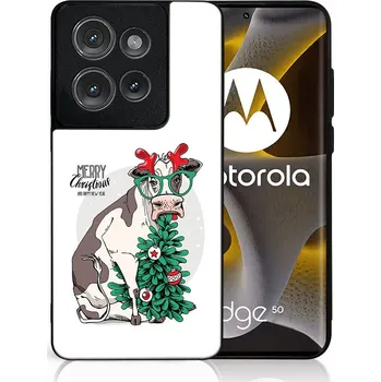 Vánoční dekorace VSECHNONAMOBIL 115944 MY ART Kryt s vánočním designem Motorola Edge 60 Neo / 50 Neo / ThinkPhone 25 / ThinkPhone 25 VESELÉ VÁNOCE (074)