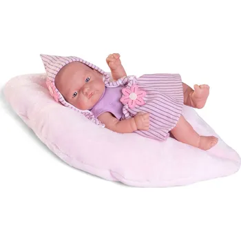 Panenka Realistické miminko holčička Pitu na růžovém polštářku od Antonio Juan (Pitu parejita bosque niña)