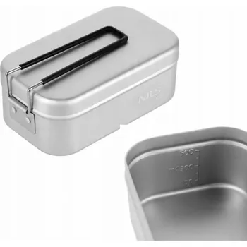 Dóza na potraviny Hliníkový Jídelní Box Cestovní Nádoba na Jídlo 500 ml NILS