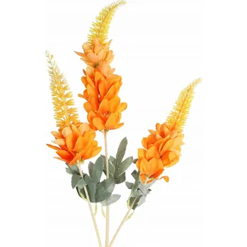umělá květina WIST 3- VĚTVIČKA 96 CM ORANŽOVÁ BARVA DOPLNĚK PRO ARANŽMÁ