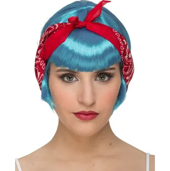 Karnevalová paruka Paruka se šátkem