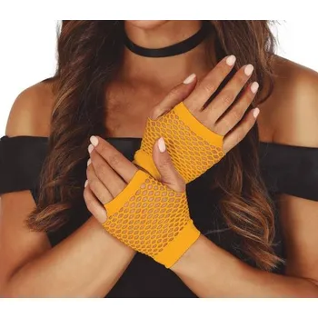 Pracovní rukavice Síťované rukavice - oranžové