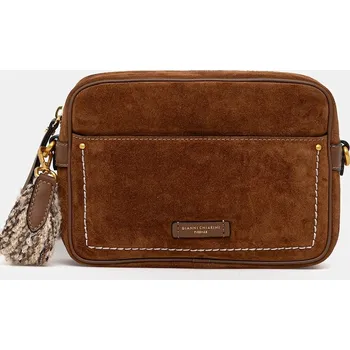 Kabelka Semišová kabelka Gianni Chiarini NINA BS.12060.CM hnědá 88B, vel. ONE SIZE